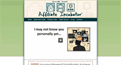 Desktop Screenshot of affiliateincubator.com
